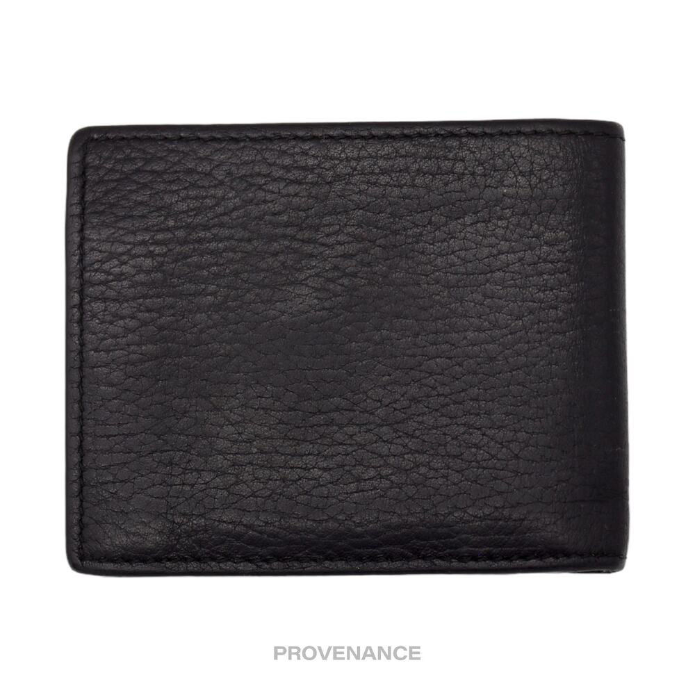 🔴 Gucci GG Logo Bifold Wallet - Black/Yellow Leather - Picture 2 of 9